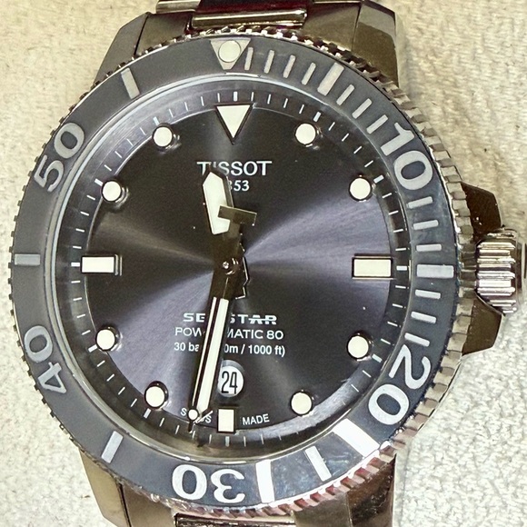 Tissot Seastar 1000 Powermatic Date Classic Sport Men's Watch - Picture 3 of 7